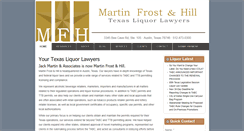 Desktop Screenshot of mfhliquorlaw.com